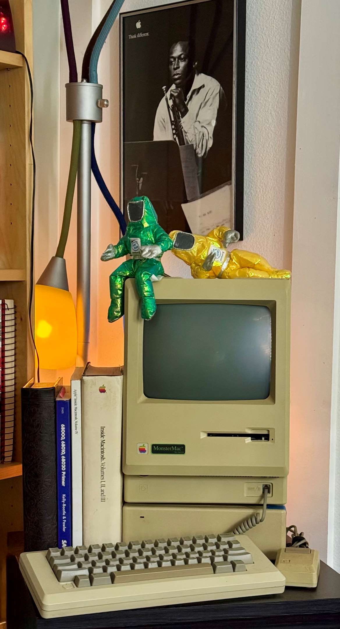 Macintosh 128k with Levco MonsterMac upgrade
